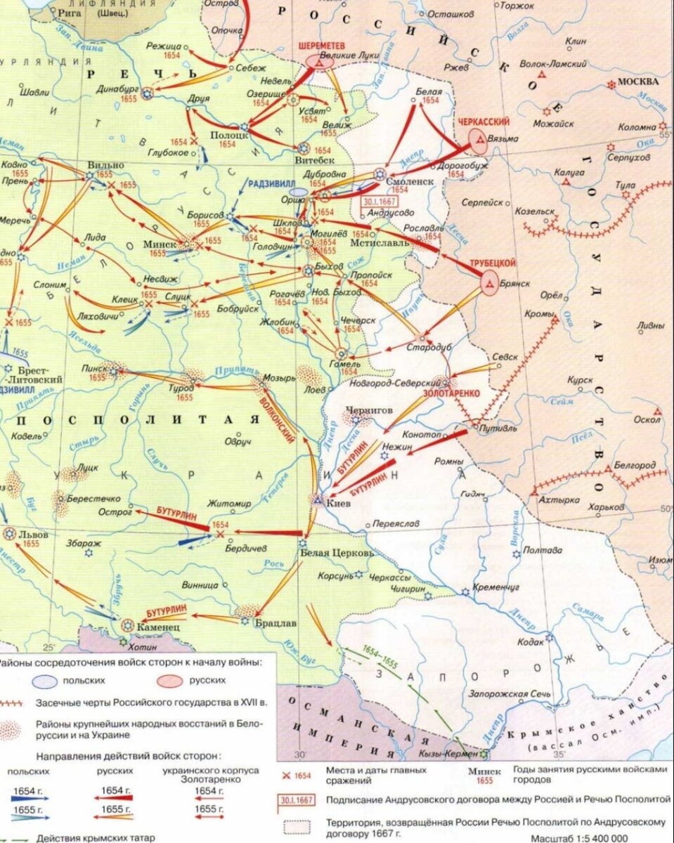 Русско-польская война 1654-1667 гг.