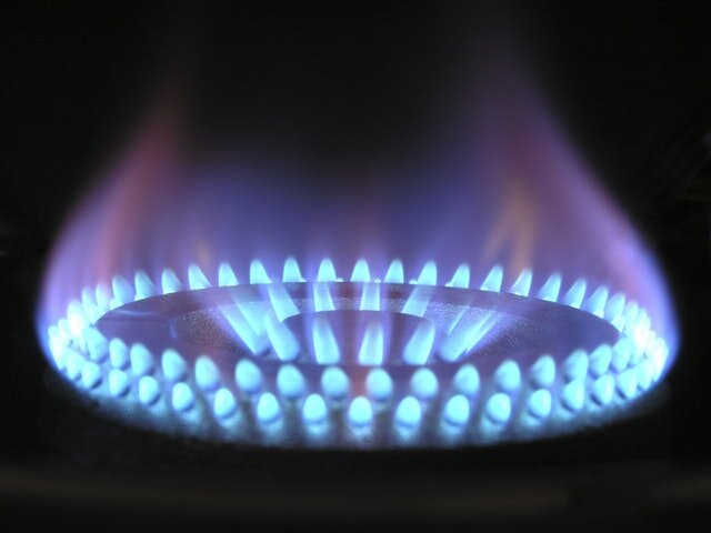 Горение природного газа