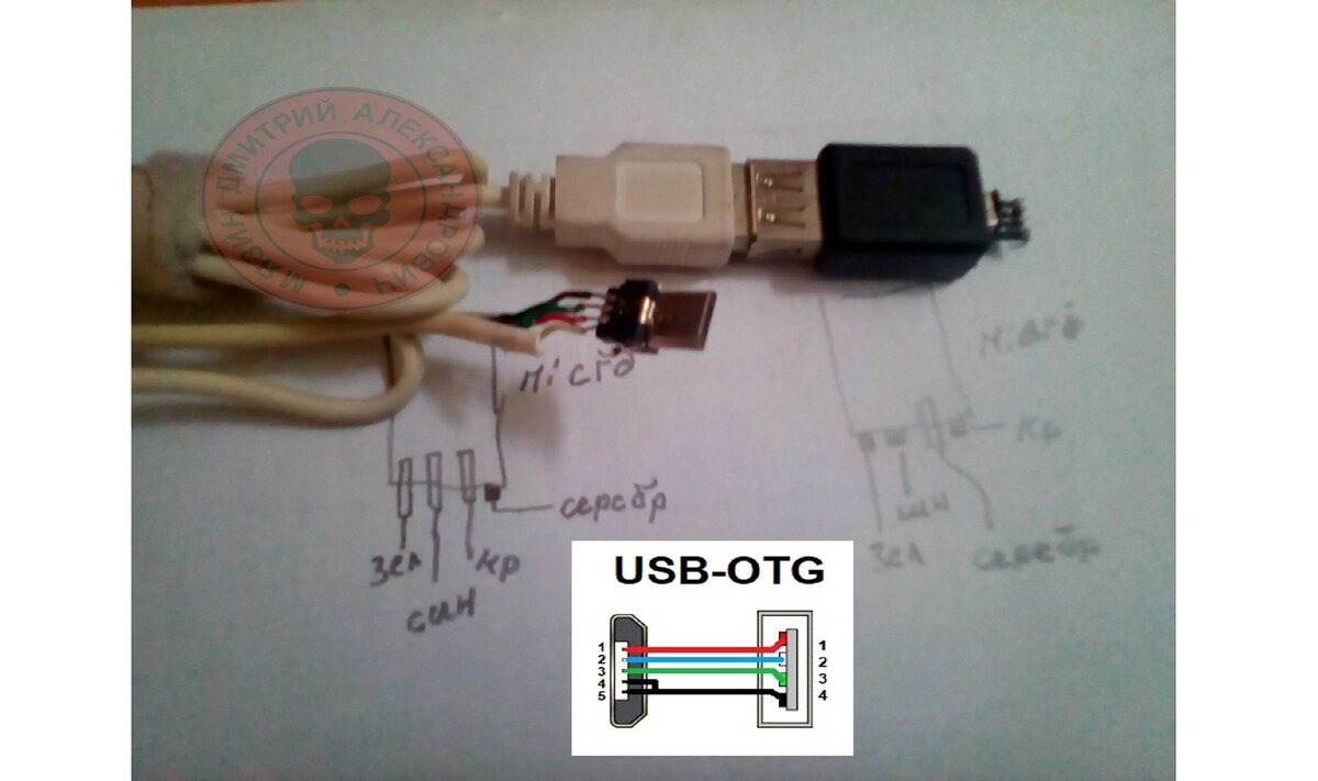 Фотография 3 - Переделка USB штекера на Micro-USB-OTG