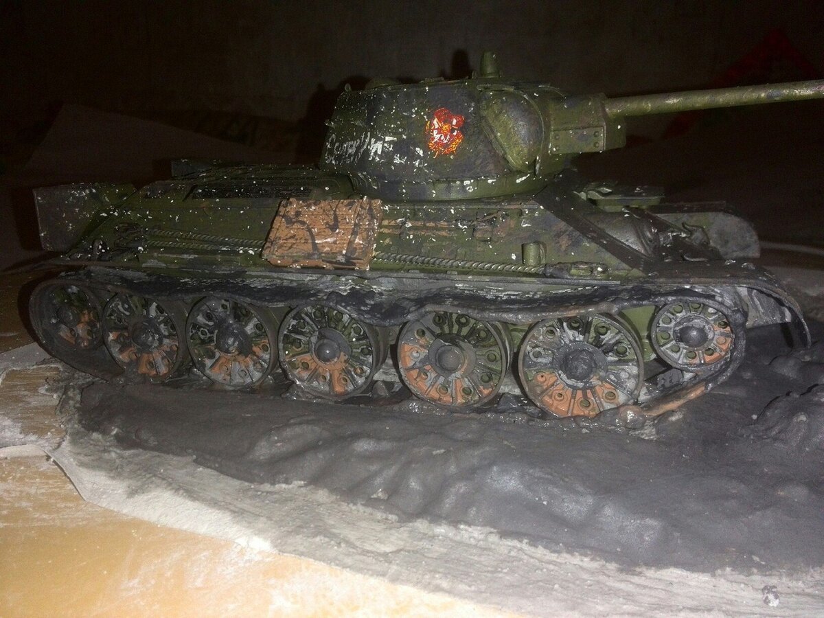 Диорама "Вырви глаз", имя автора работы и фотографии раскрывать не будем... 