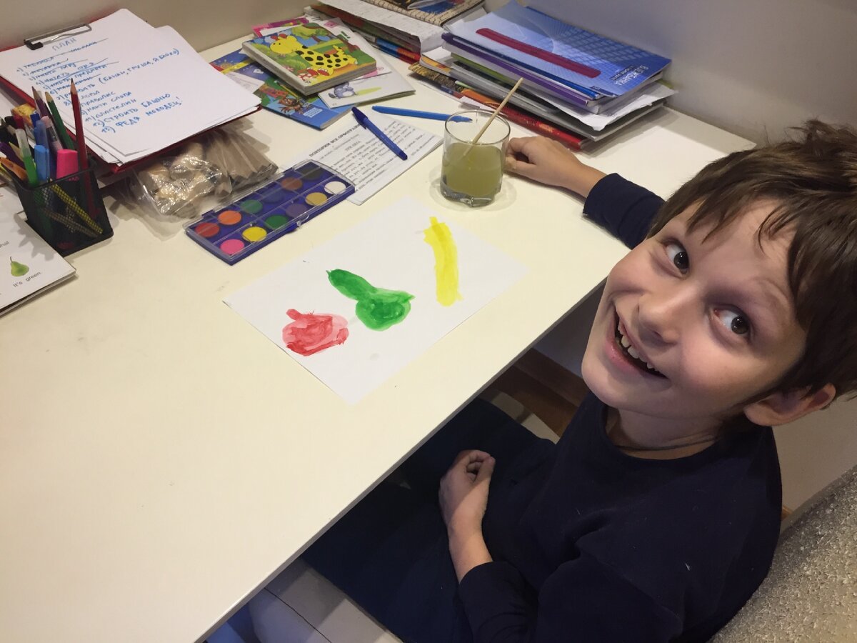 Занятия с Федей с использованием «плана урока».