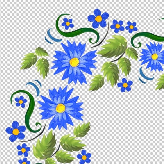 Васильковая рамочка