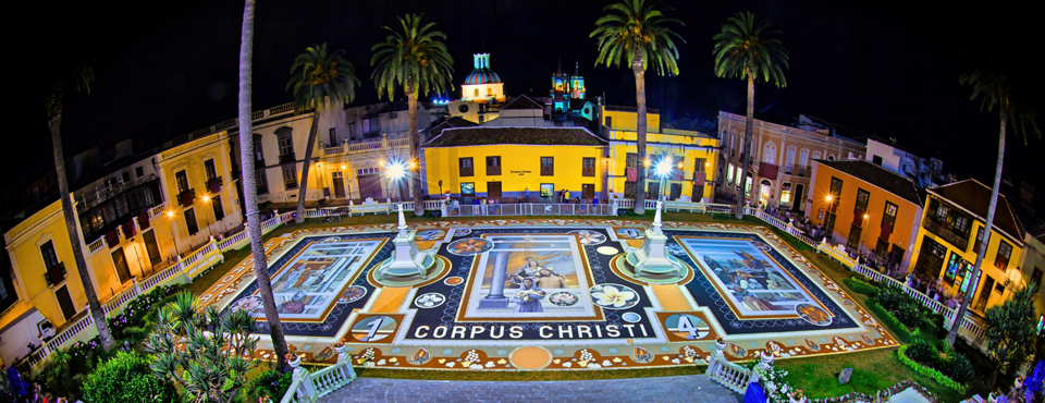 Цветочный ковер на площади перед мерией