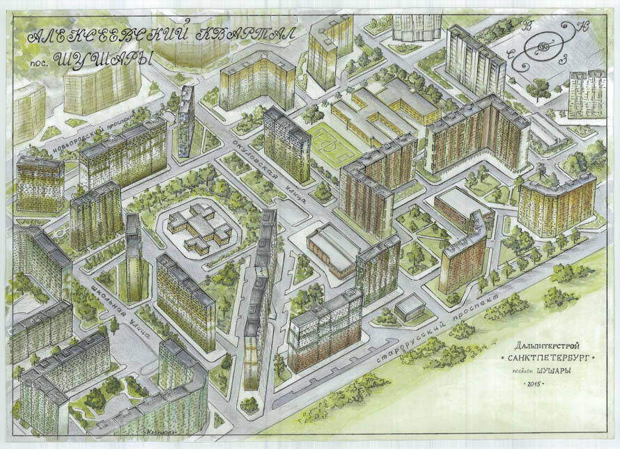 План застройки шушары спб до 2025