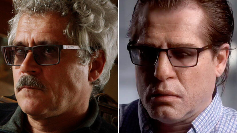 А вот в таком обличии он давал интервью американскому CBS 