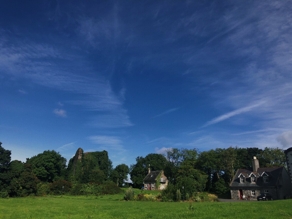 Видите заросшую крепость?