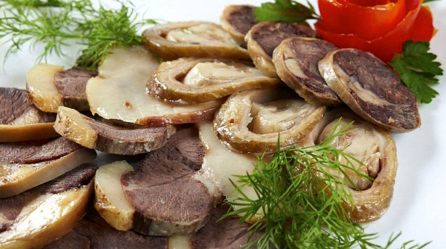 Нарезка из казы и карта