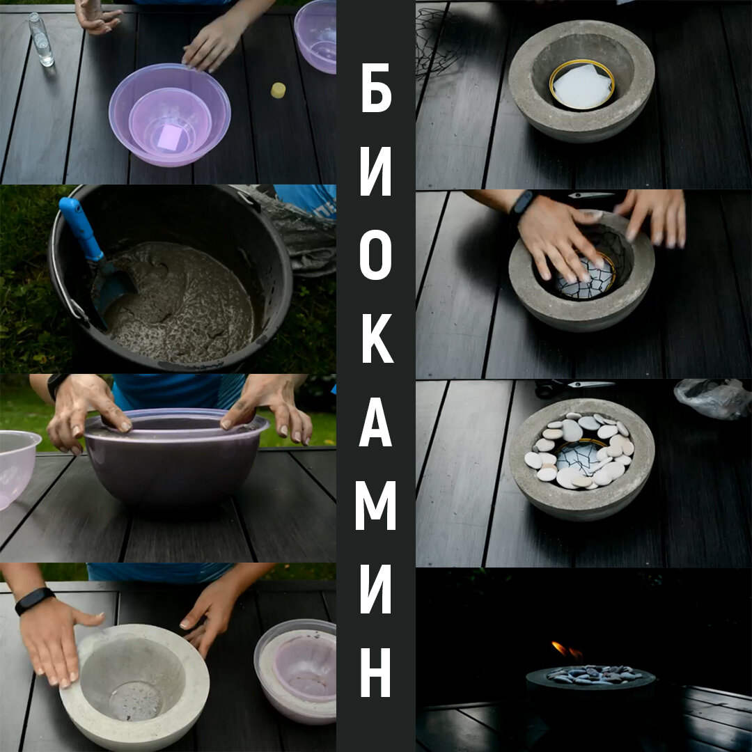 Процессы производства биокамина