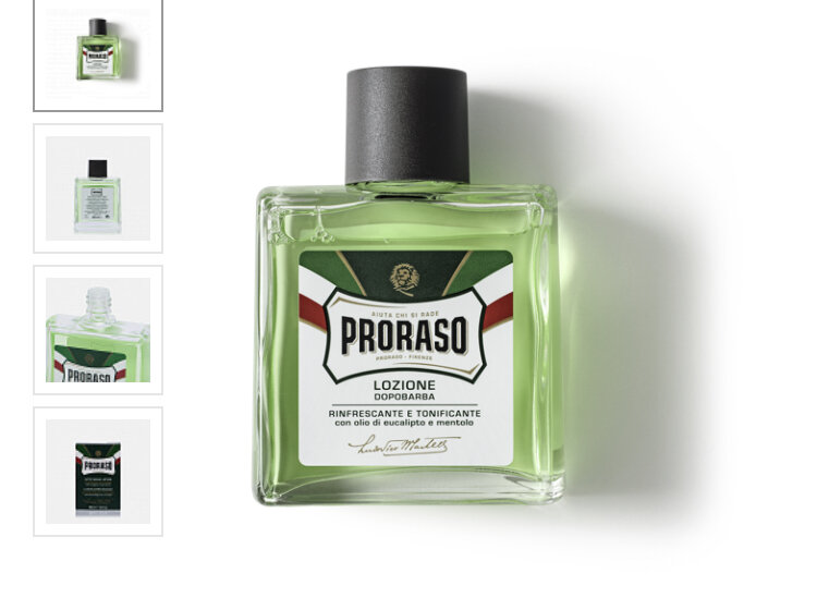 Proraso Green Лосьон После бритья освежающий Эвкалипт. Цена - 1200₽