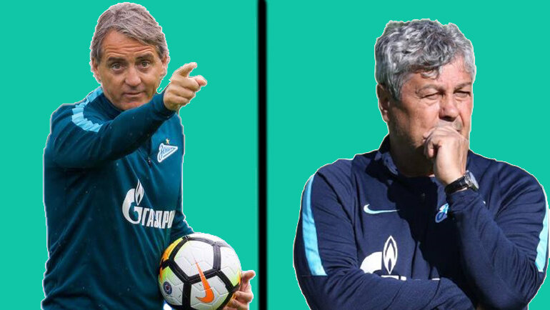 Манчини и Луческу - бывшие тренера "Зенита"
Источник: https://www.footballacademy.ru/uploads/posts/2016-07/1469788150_mircea-lucescu-fb.jpg и https://ss.sport-express.ru/userfiles/materials/104/1044446/large.jpg