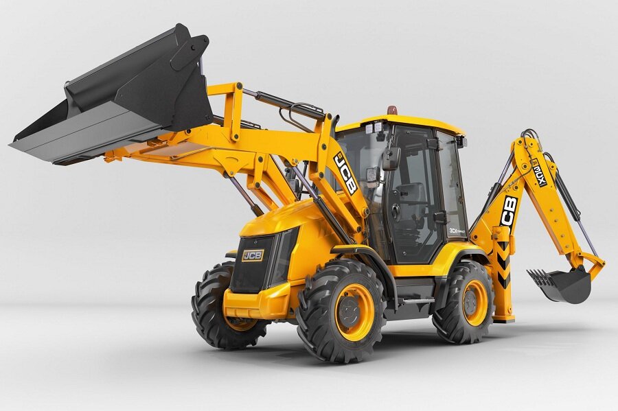 Картинки трактор jcb