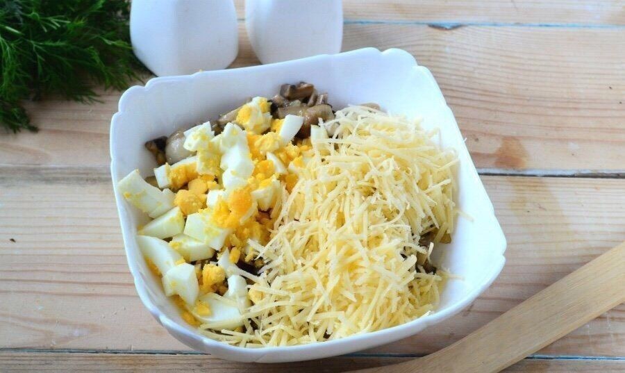 Этап3. Нарезать и натереть остальное 