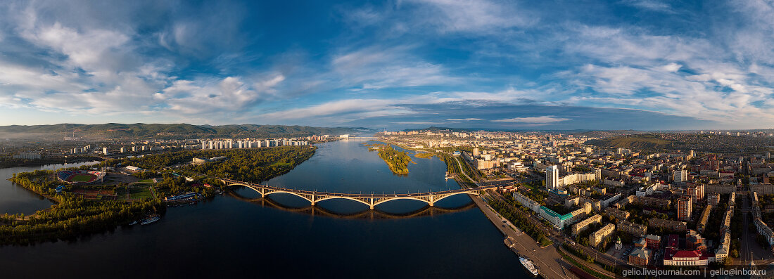 Фото красноярска с высоты