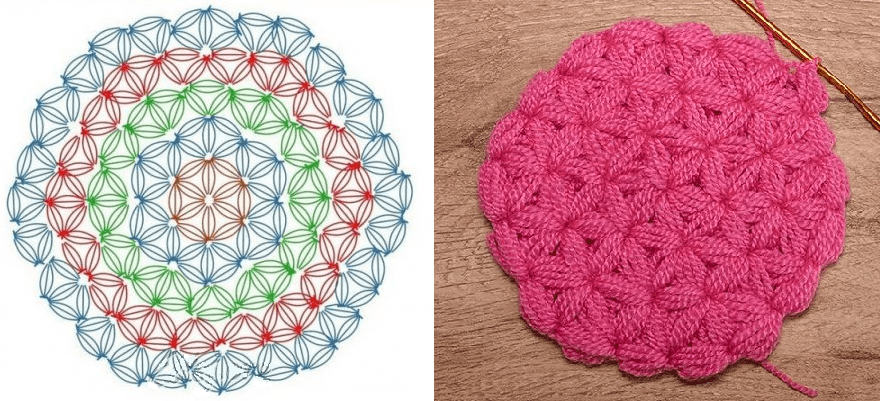 ШАПКА и БЕРЕТ УЗОРОМ ЗВЕЗДОЧКИ Вязание крючком Crochet star stitch hats (новая версия)