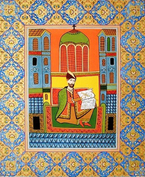 «Шота Руставели». Художник Григорий Гагарин. Фоторепродукция из открытых источников.