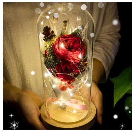 LED Beauty Rose подарок для влюбленных