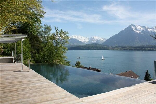 Отделка. В ней использовалось более 200 тонн драгоценных металлов - золото, серебро, платина. Но и это еще не все. Автором проекта стал известный дизайнер Стьюарт Хьюз, известный своими эпатажными выходками и вплетением в проекты огромного количества золота, платины, бриллиантов и т.д. Но тут он превзошел сам себя. Бар в гостиной отделан натуральным метеоритом. Этот материал стоит безумно дорого, как и использованные в баре пластины из костей динозавра раптора, обитавшего на земле 65 млн лет назад. Полы во всем доме выполнены с применением стружки из костей тиранозавра, возраст которого насчитывает несколько десятков миллионов лет.