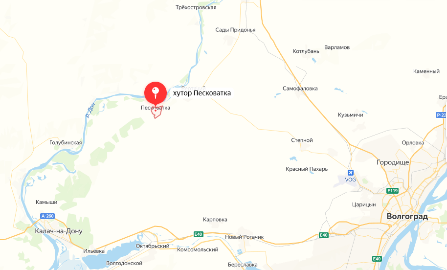 Яндекс карты - Песковатка