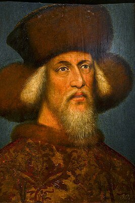 Император Священной Римской империи Сигизмунд I Люксембург (1368-1437).