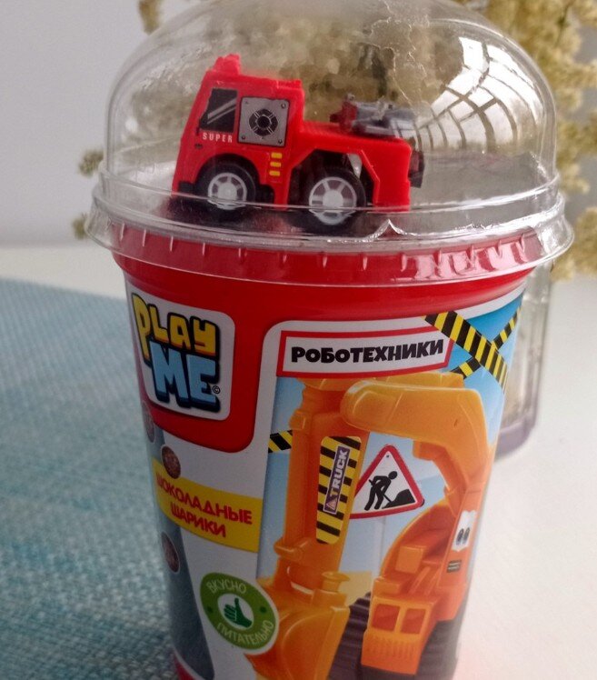 Шоколадные шарики Конфитрейд PLAY ME РОБОТЕХНИКИ