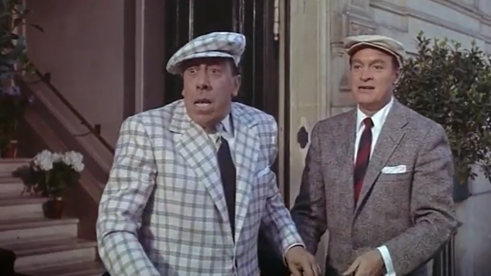 Фернандель и Боб Хоуп в комедии "Парижский праздник"