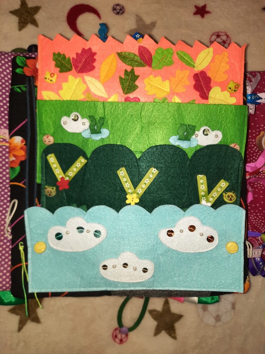 Обзор мягкой книжки, сшитой своими руками. Часть 2. Страница 16