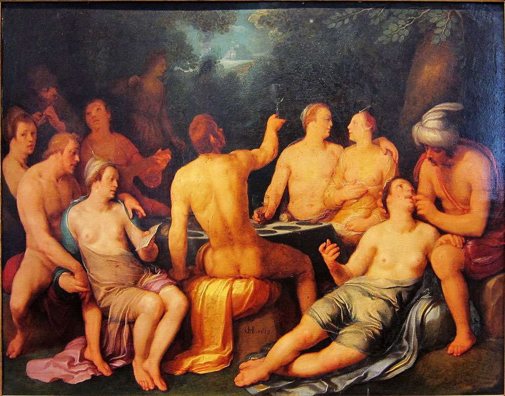 Корнелис Гарлемский, "До потопа", 1620