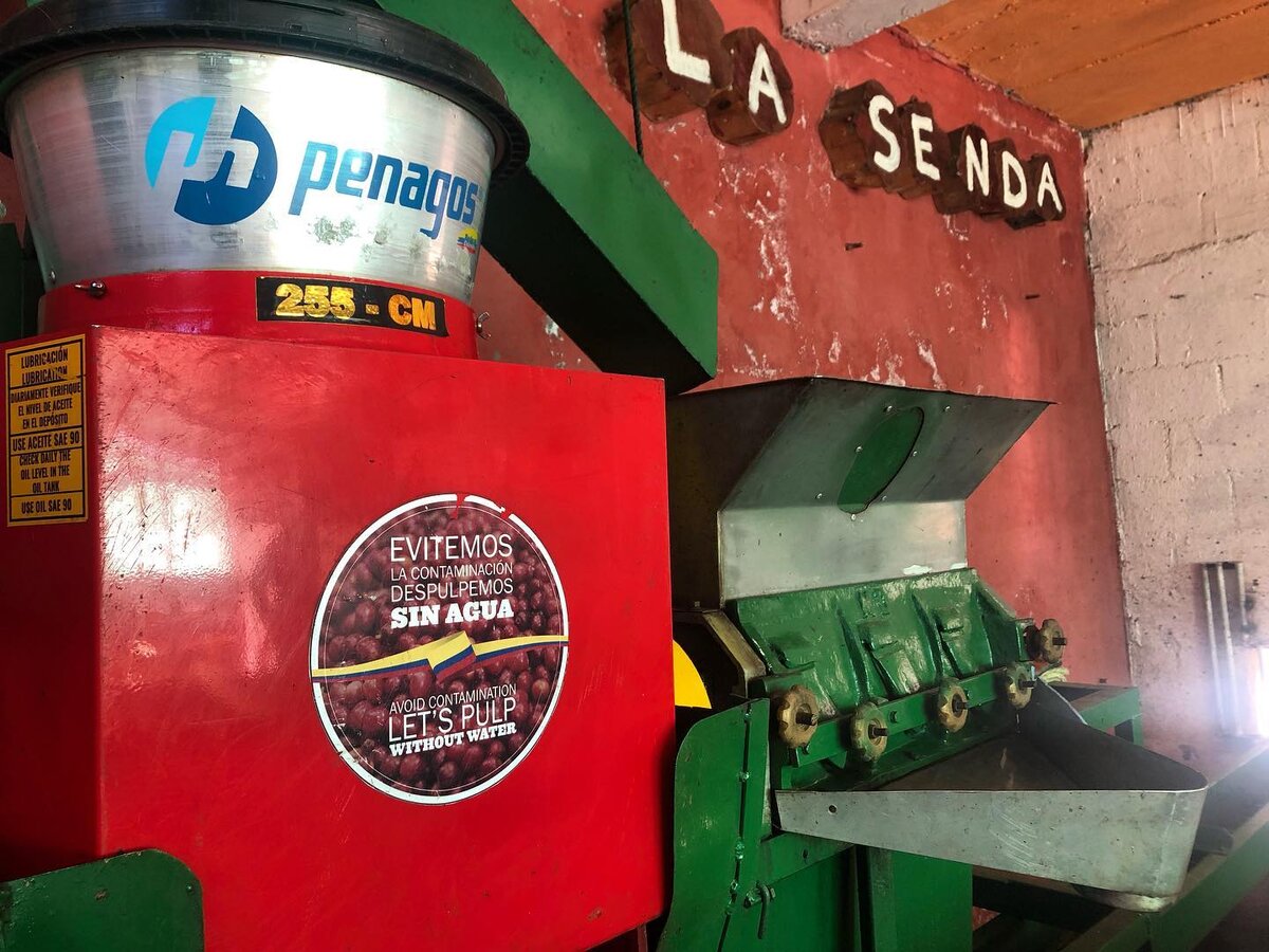 
Депульпатор на ферме Finca La Senda © Социальные сети Finca La Senda