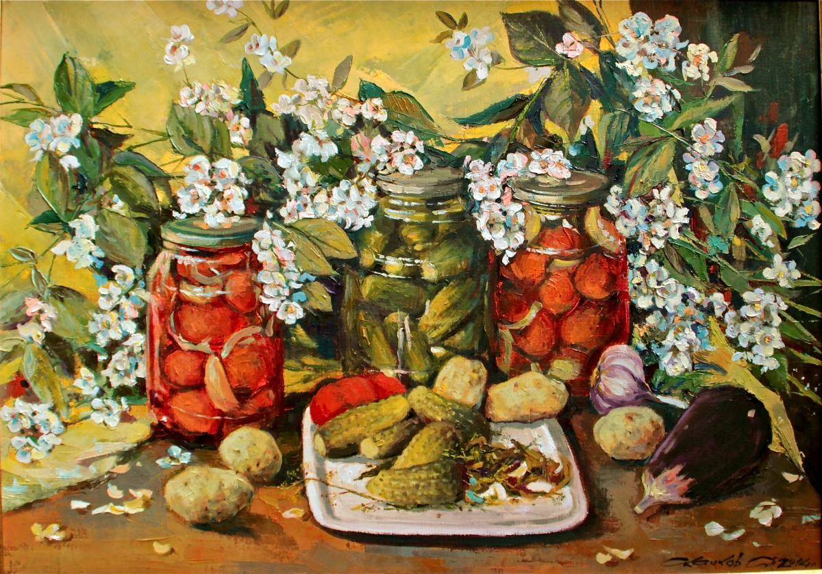 Сергей Скачков. Зимняя заготовка с черемухой