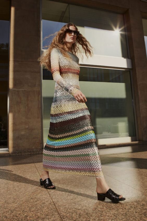 1. Missoni SS 2022. Все иллюстрации взяты в открытых источниках в сети.