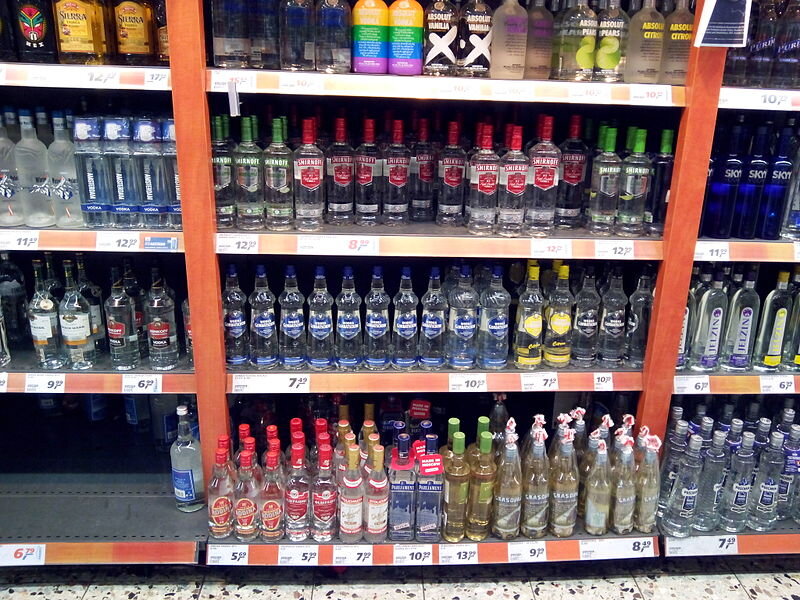 Spacekid. Водка в немецком супермаркете, 2015 год