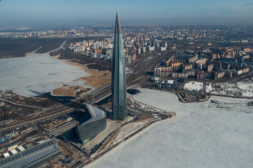     Новая магистраль пойдет от "Лахта Центра" к Юнтолово. Юлия ПЫХАЛОВА