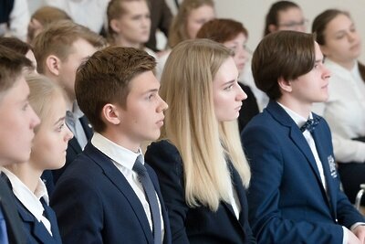    Московские студенты на мастер-классе ©Евгений Самарин Пресс-служба мэра и правительства Москвы
