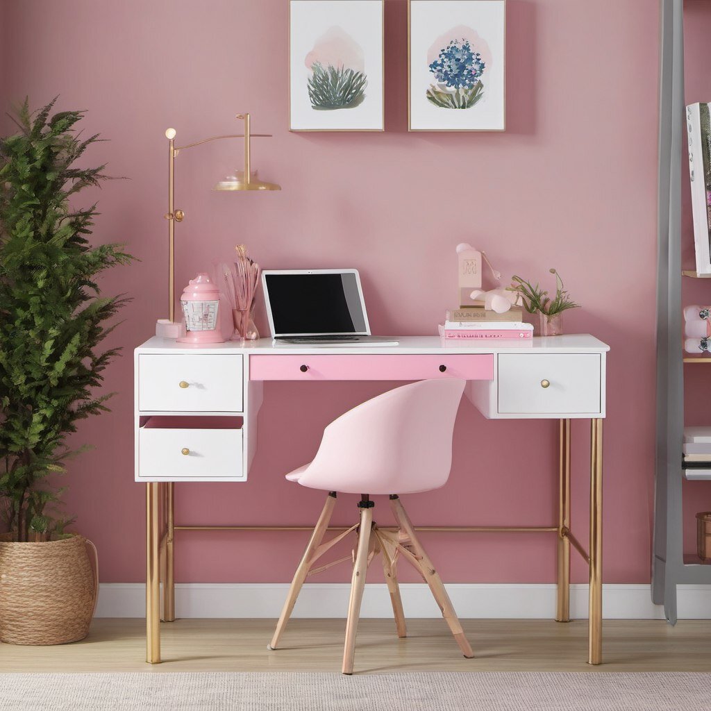 Рабочий стол должен иметь впереди открытое пространство. А спина защищена стеной. разворачивать, как минимум. 