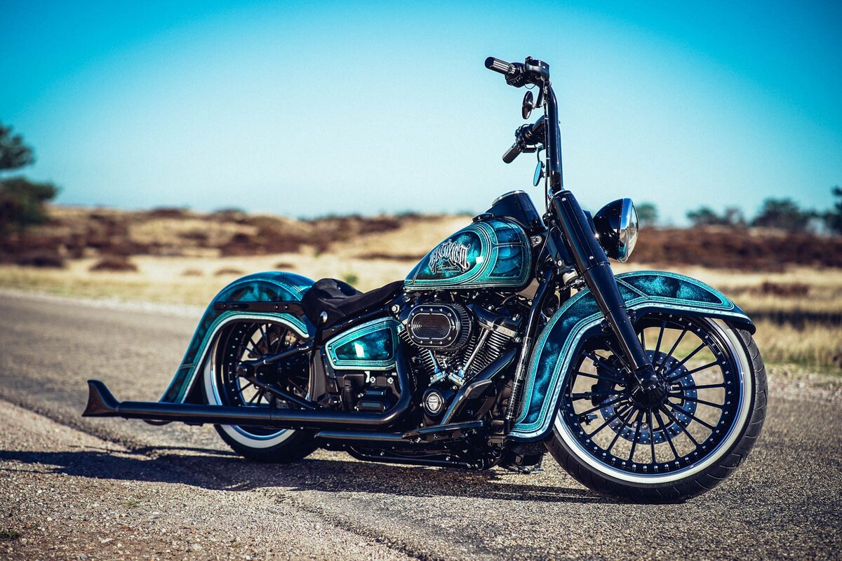 Harley Davidson Softail Custom Paint