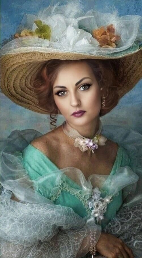 Девушка в шляпке