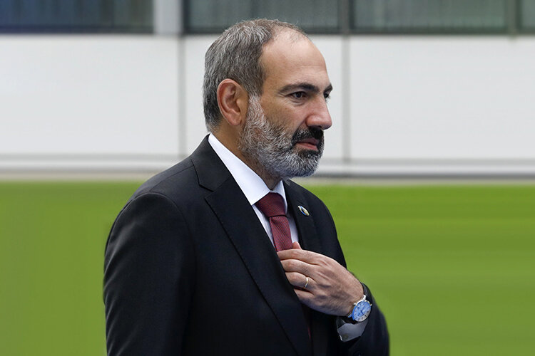    Никол Пашинян: «Это прямая акция этнической чистки и депортации, о чем мы уже давно предупреждаем международное сообщество» Фото: © Pool Pablo Garrigos Cucarella /ZUMAPRESS.com/ globallookpress.com