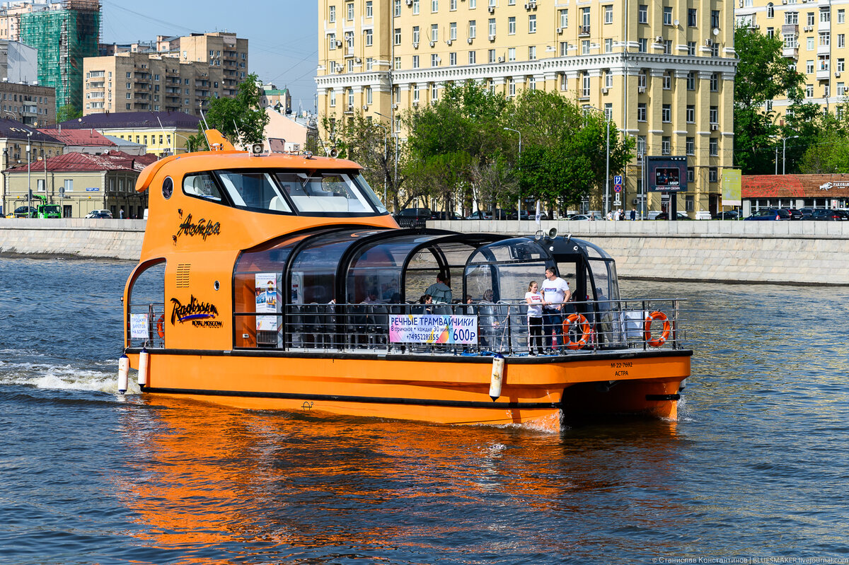 корабли на москва реке