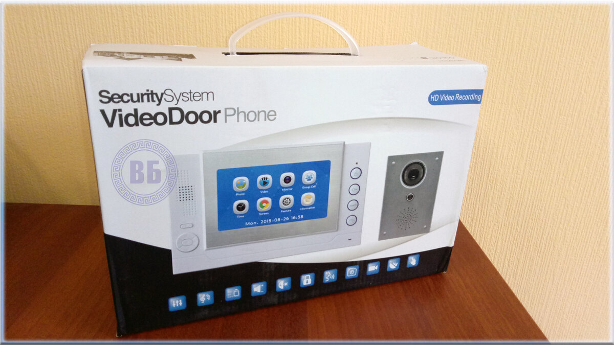 Видео домофон заказанный из Китая