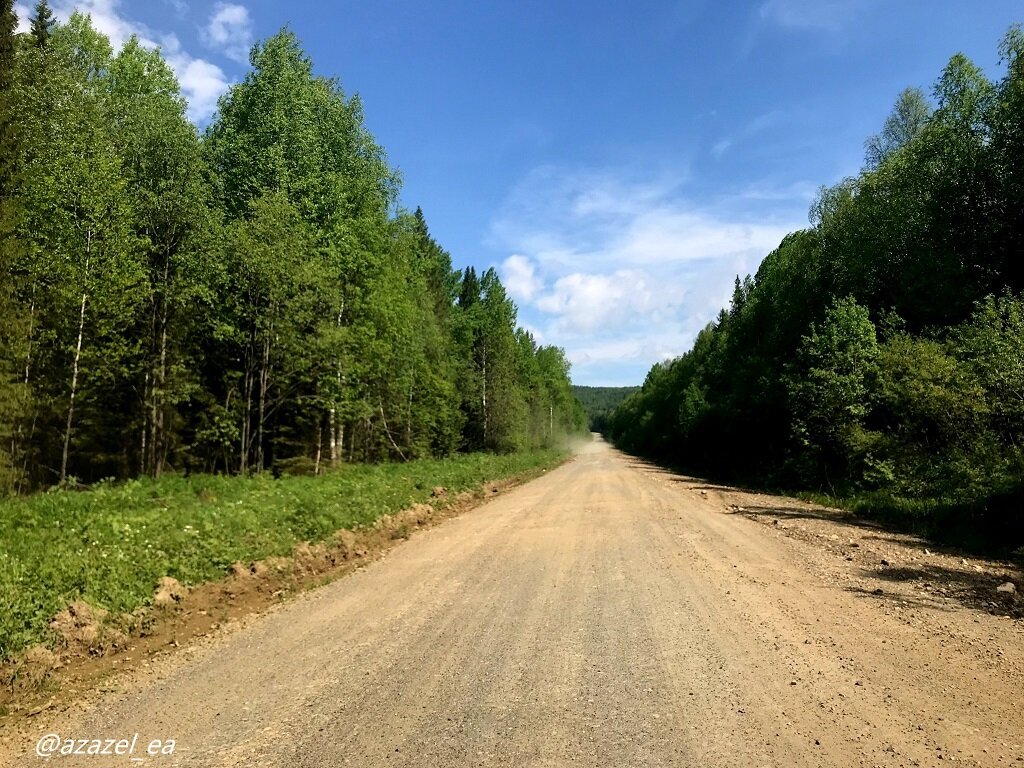 Дорога на Среднюю Усьву