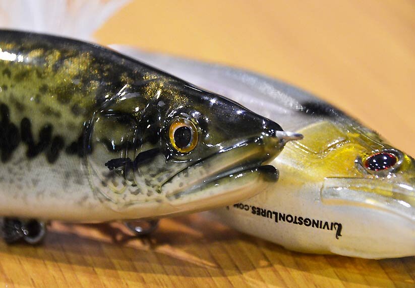 Внешне электронный воблер Livingston не отличается от своих собратьев.