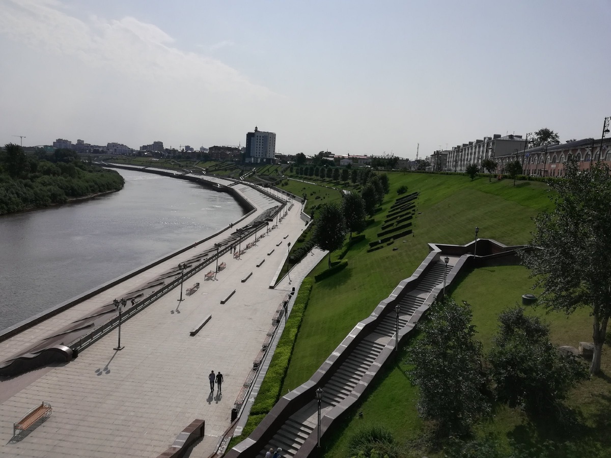Набережная реки Туры