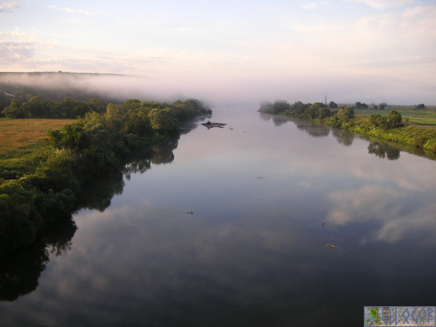 Ока. Раннее утро.