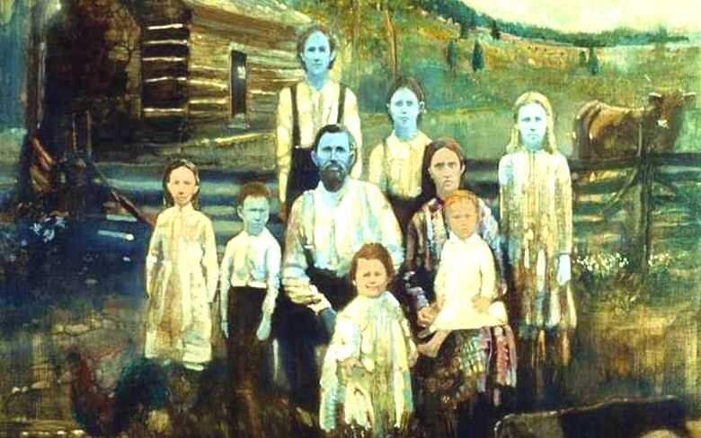Примерно так выглядела семья Фугатов в XIX веке