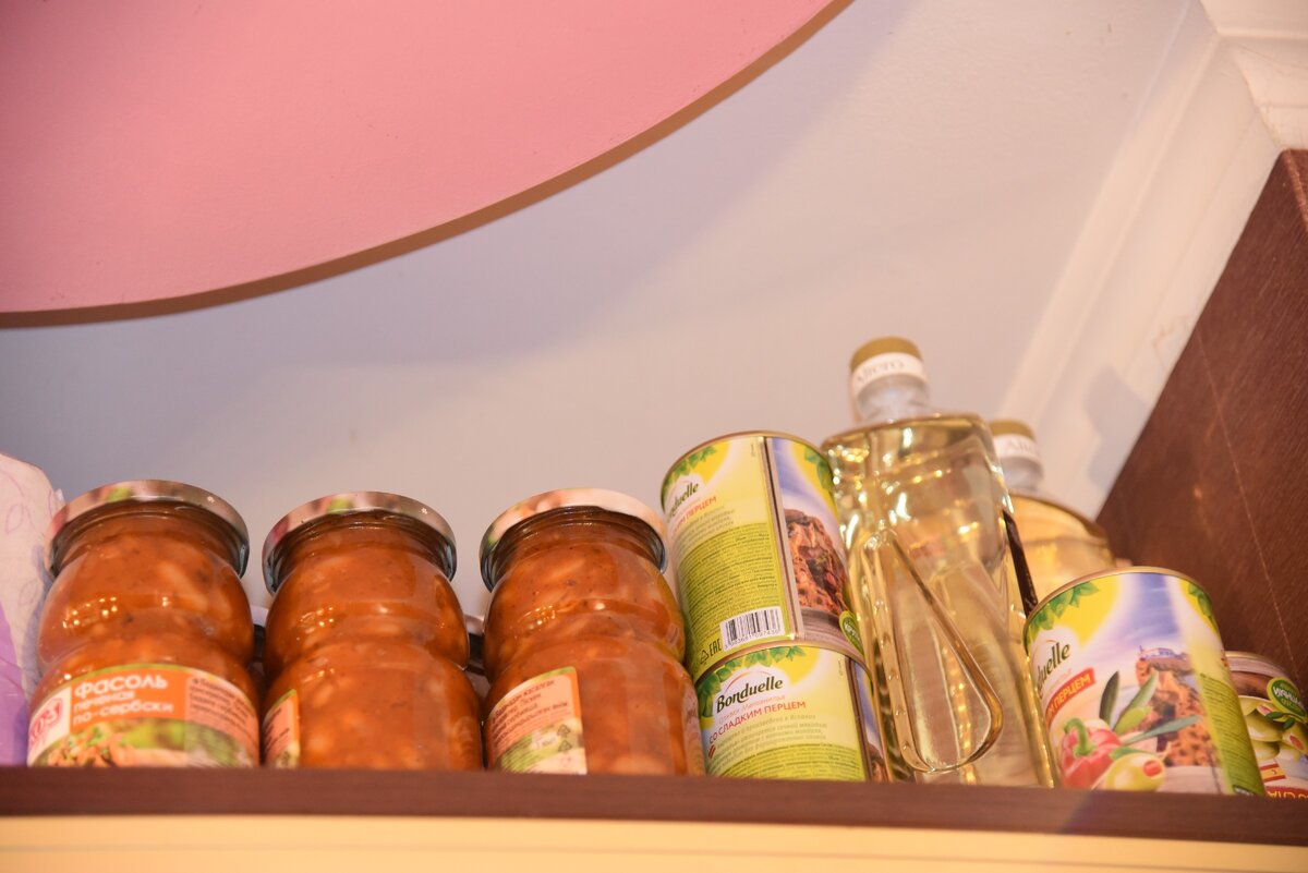 Из личного архива-  фасоль, оливки и подсолнечное масло