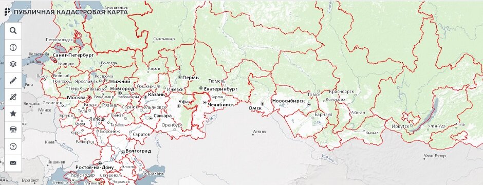 Единая кадастровая карта удмуртской республики