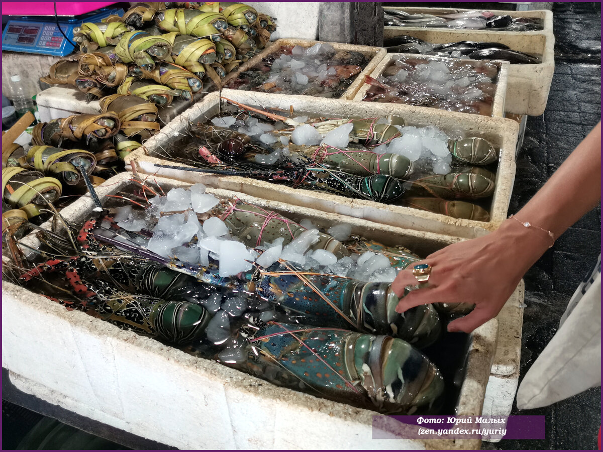 Объесться морепродуктами за 600 рублей реально. Сходили на легендарный рынок (Бали)
