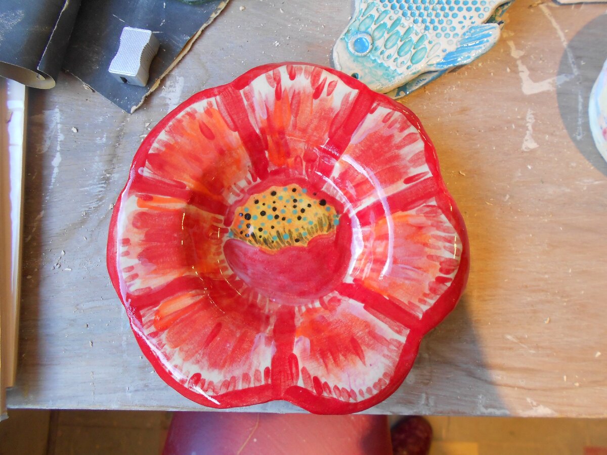 Тарелка -цветок