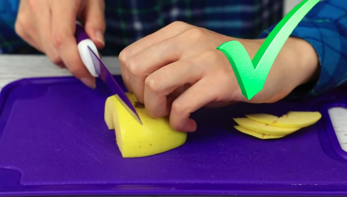 Как правильно резать.