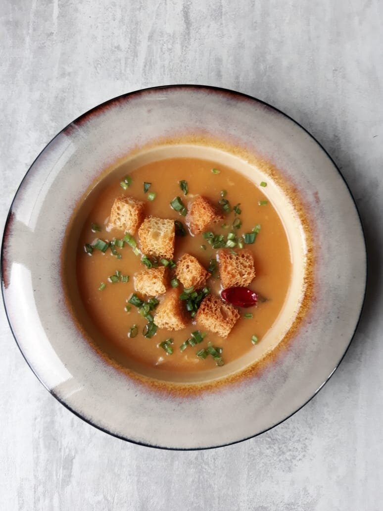Крем-суп с курицей и кукурузой : Первые блюда